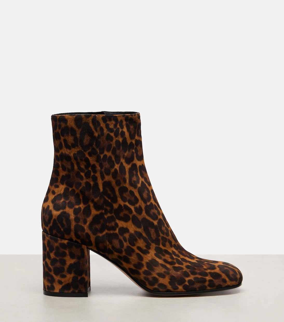 Gianvito Rossi - Joelle 70 leopard-print suede ankle boots