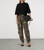 Camouflage Print Kaye Cargo Trousers
