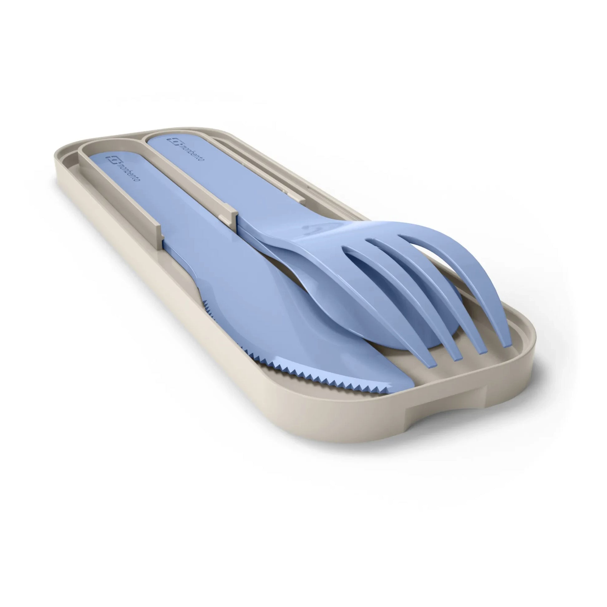 Monbento - MB Pocket Color Biodegradable Cutlery | Pale blue
