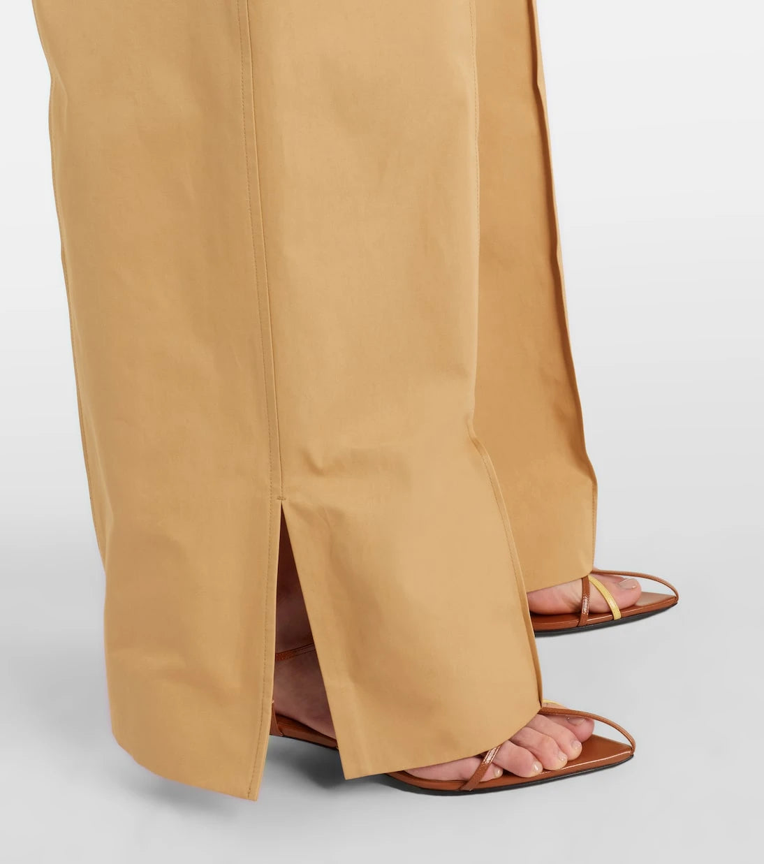 Jil Sander - Cotton drill wide-leg pants