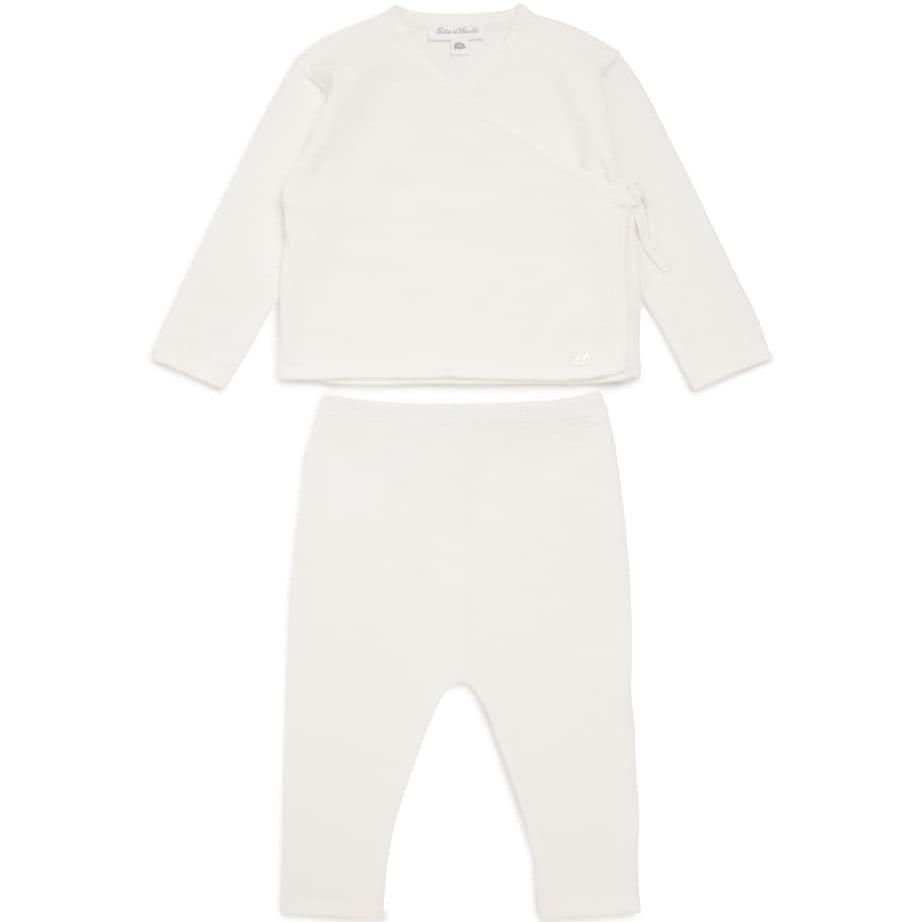 Cotton Wrap Cardigan and Leggings Set (1-24 Months)