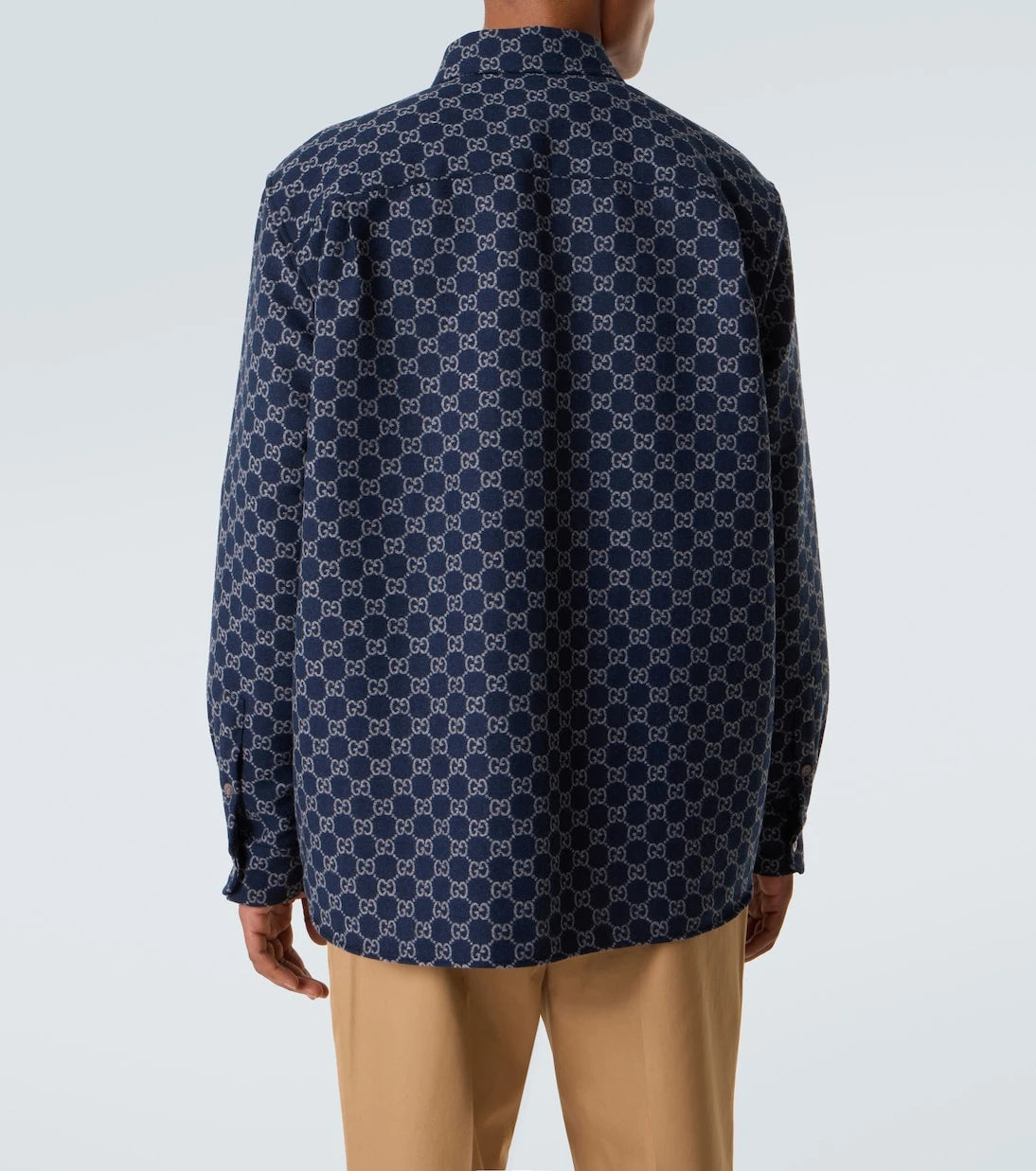 Gucci - GG wool jacquard shirt