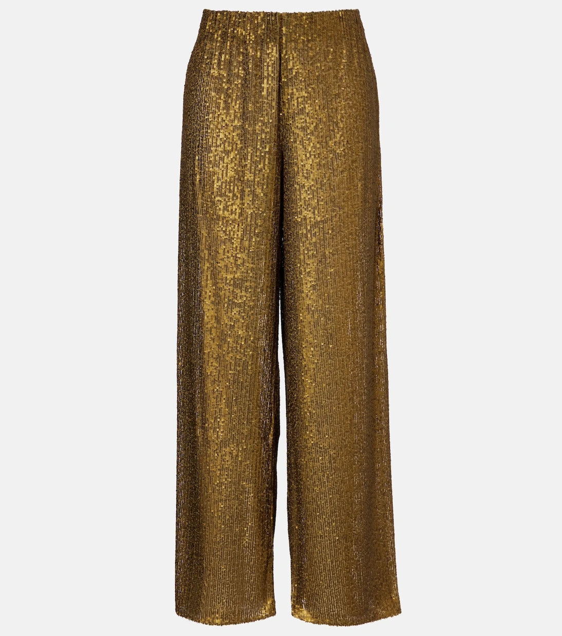 Norma Kamali - Elephant sequined wide-leg pants