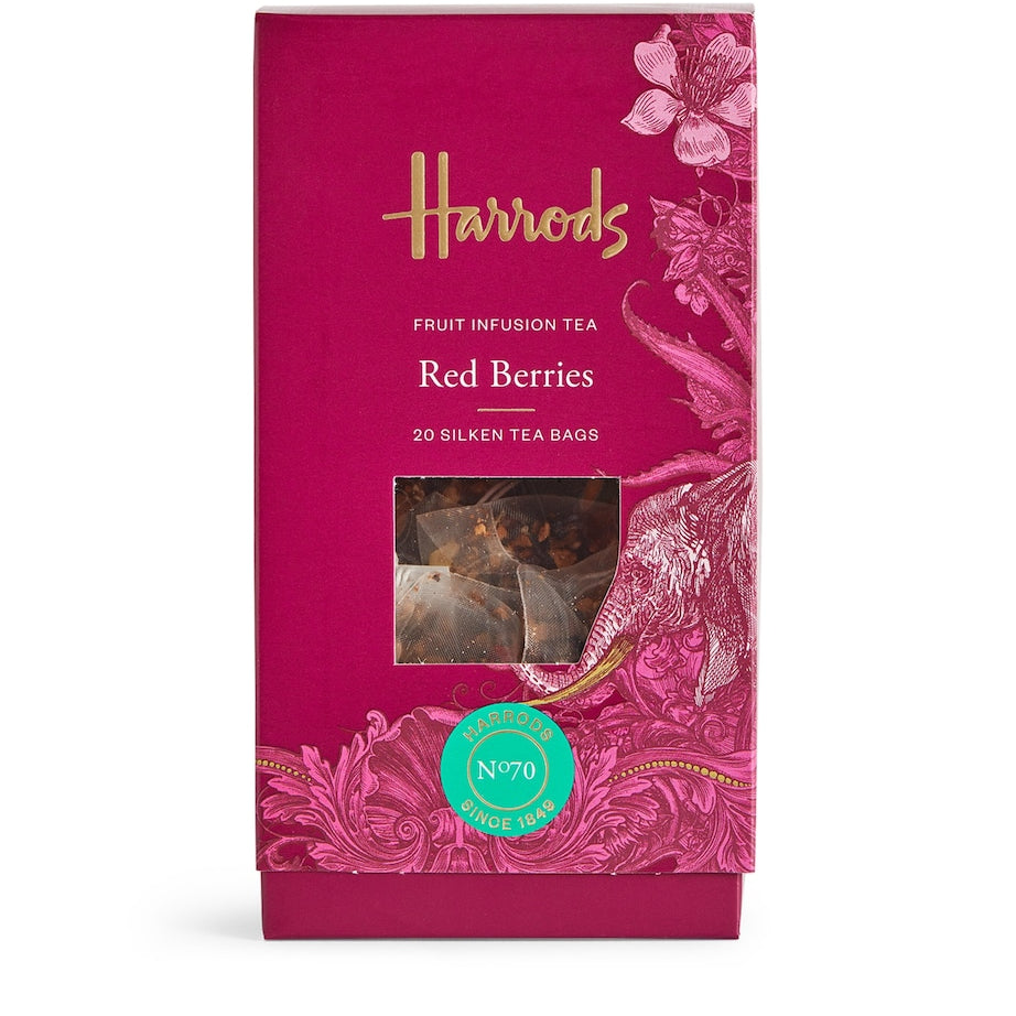 Harrods No. 70 Red Berries Fruit Infusion Tea (20 Tea Bags)