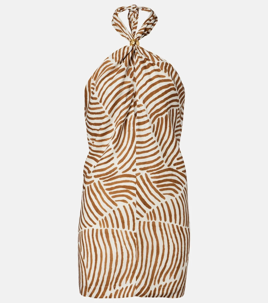 ViX Paula Hermanny - Aster printed halterneck minidress