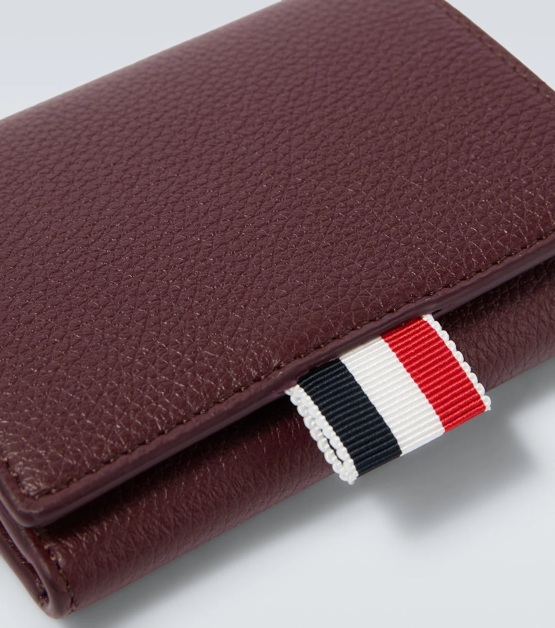 Thom Browne - RWB Stripe leather wallet