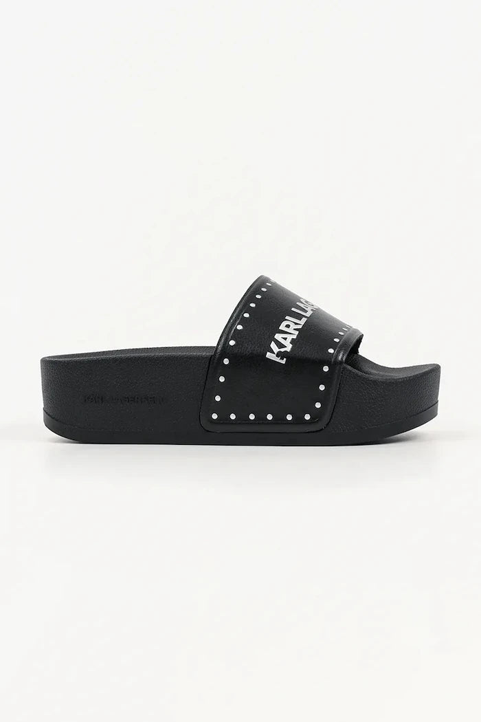 Karl Lagerfeld platform kadın terlik ayakkabı Kondo Maxi Ii