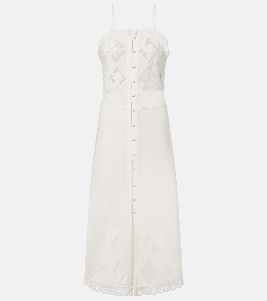 Isabel Marant - Nelsane cotton and linen midi dress