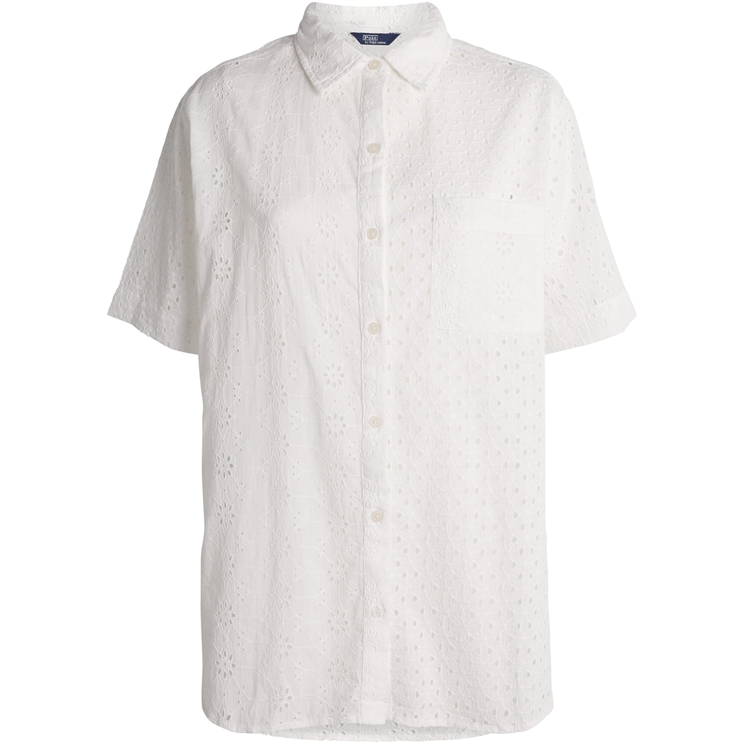 Polo Ralph Lauren Multi Broderie Anglaise Shirt and Shorts Set