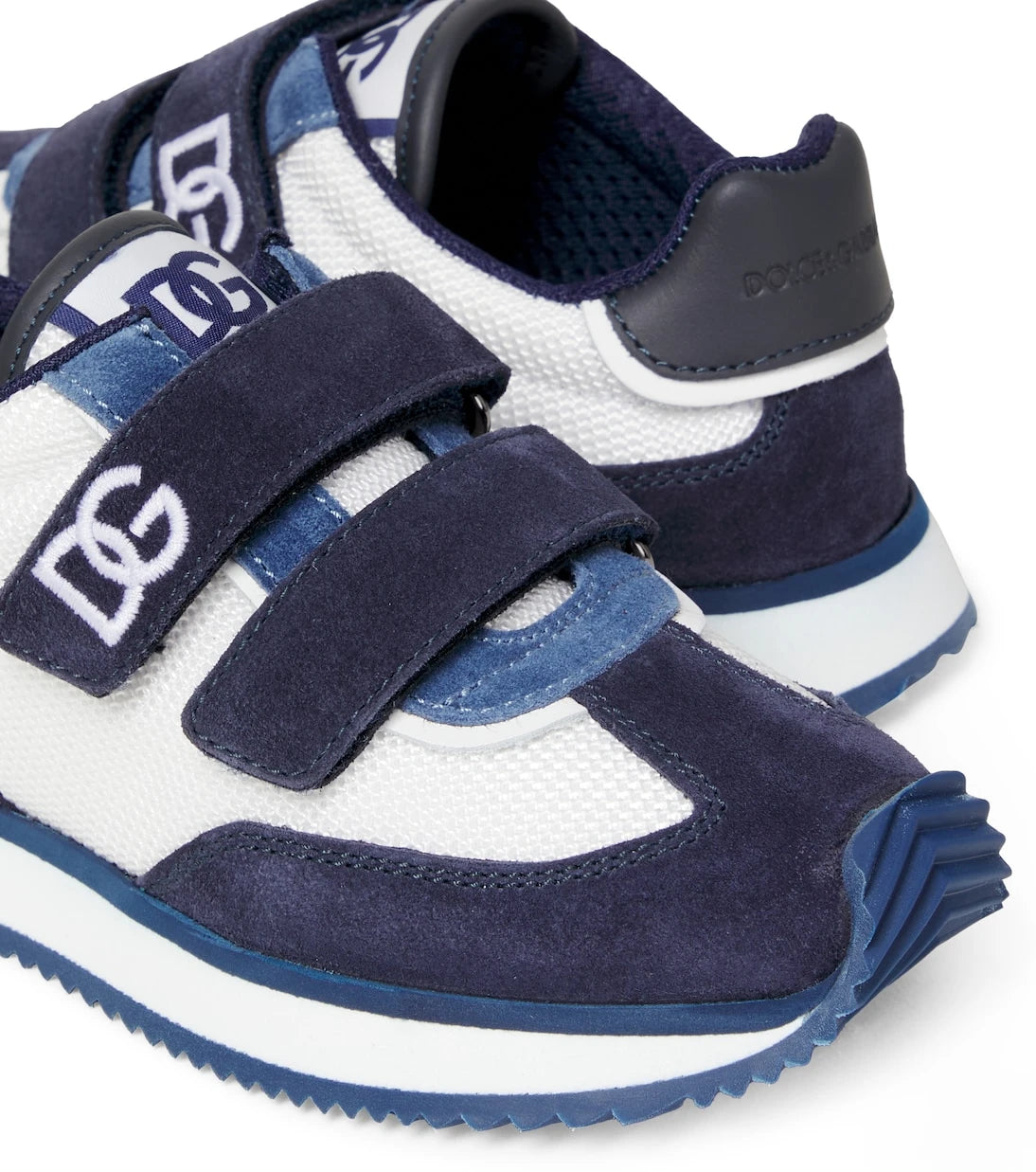 Dolce&Gabbana Kids - DG suede-trimmed sneakers