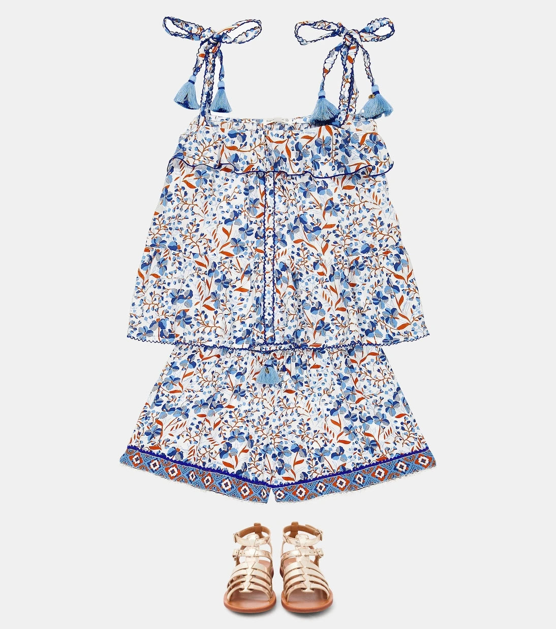 Poupette St Barth Kids - Cindy floral shorts
