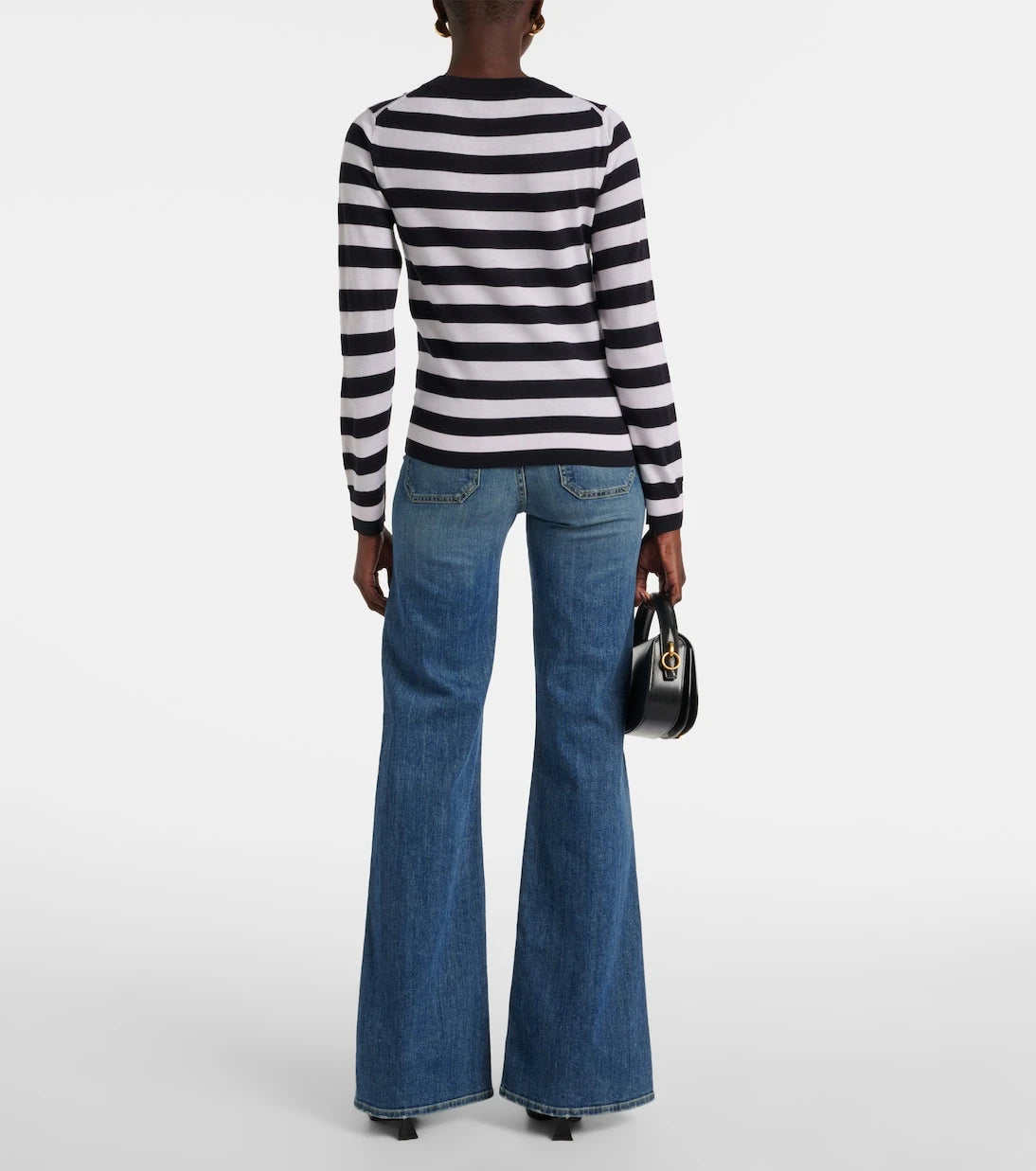 Nili Lotan - Meir striped wool and silk sweater