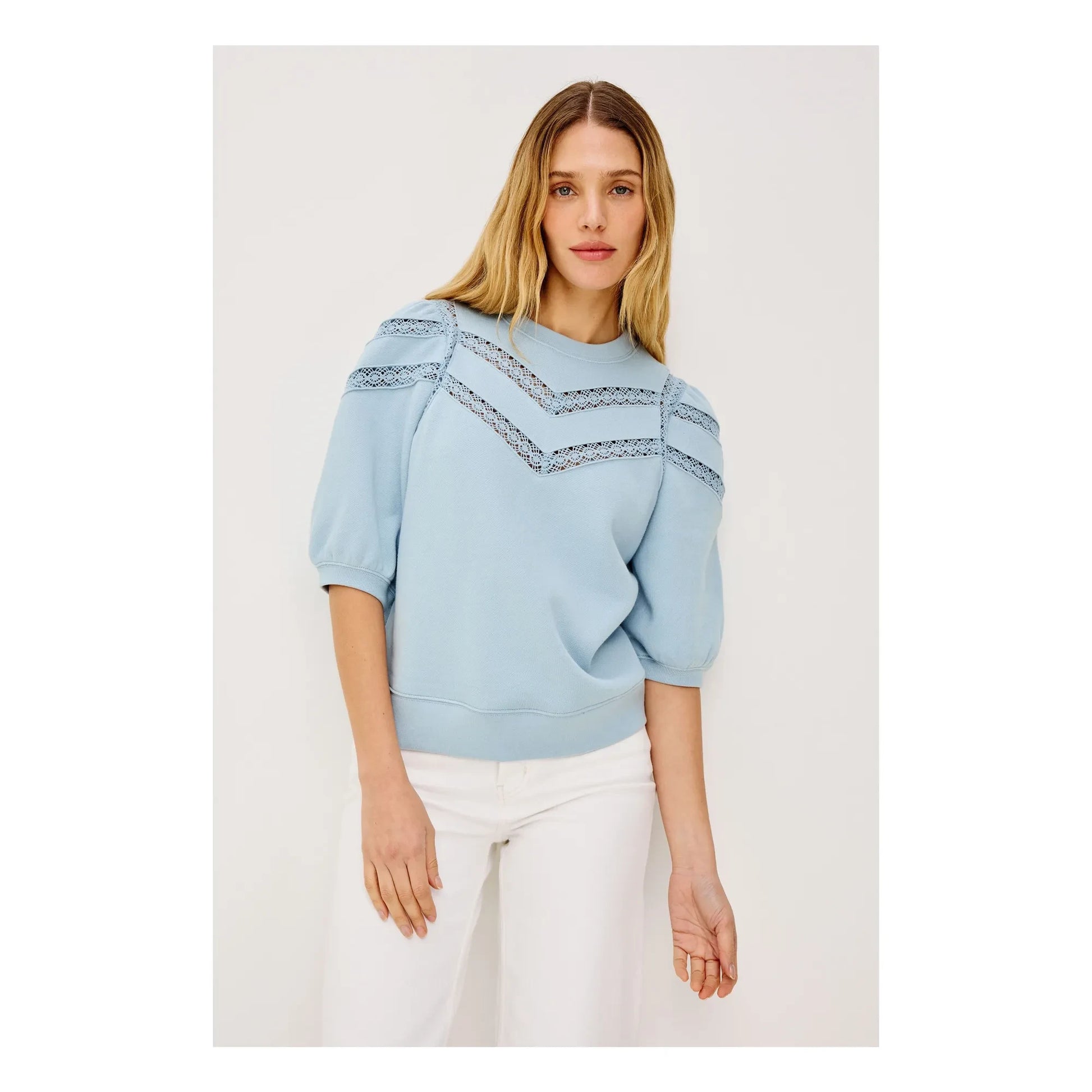 Rails - Adria embroidery sweater | Blue