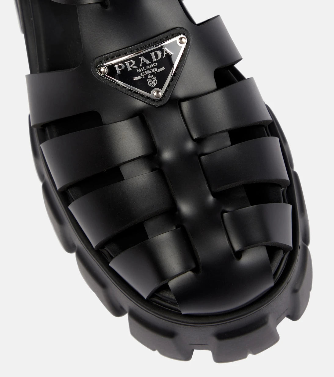 Prada - Monolith platform sandals