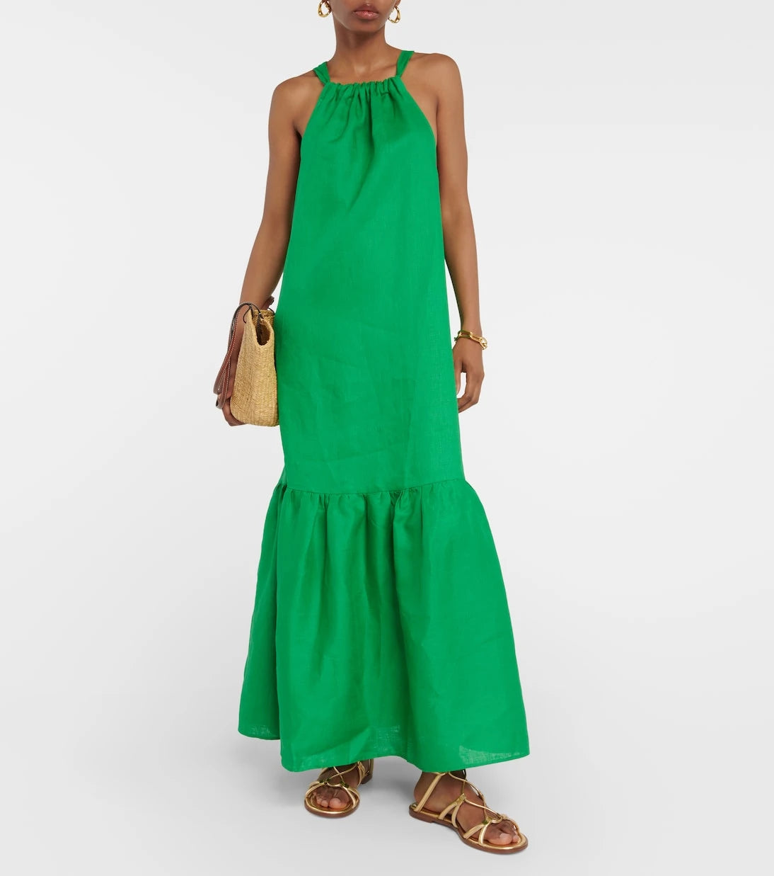 Asceno - Ibiza linen maxi dress
