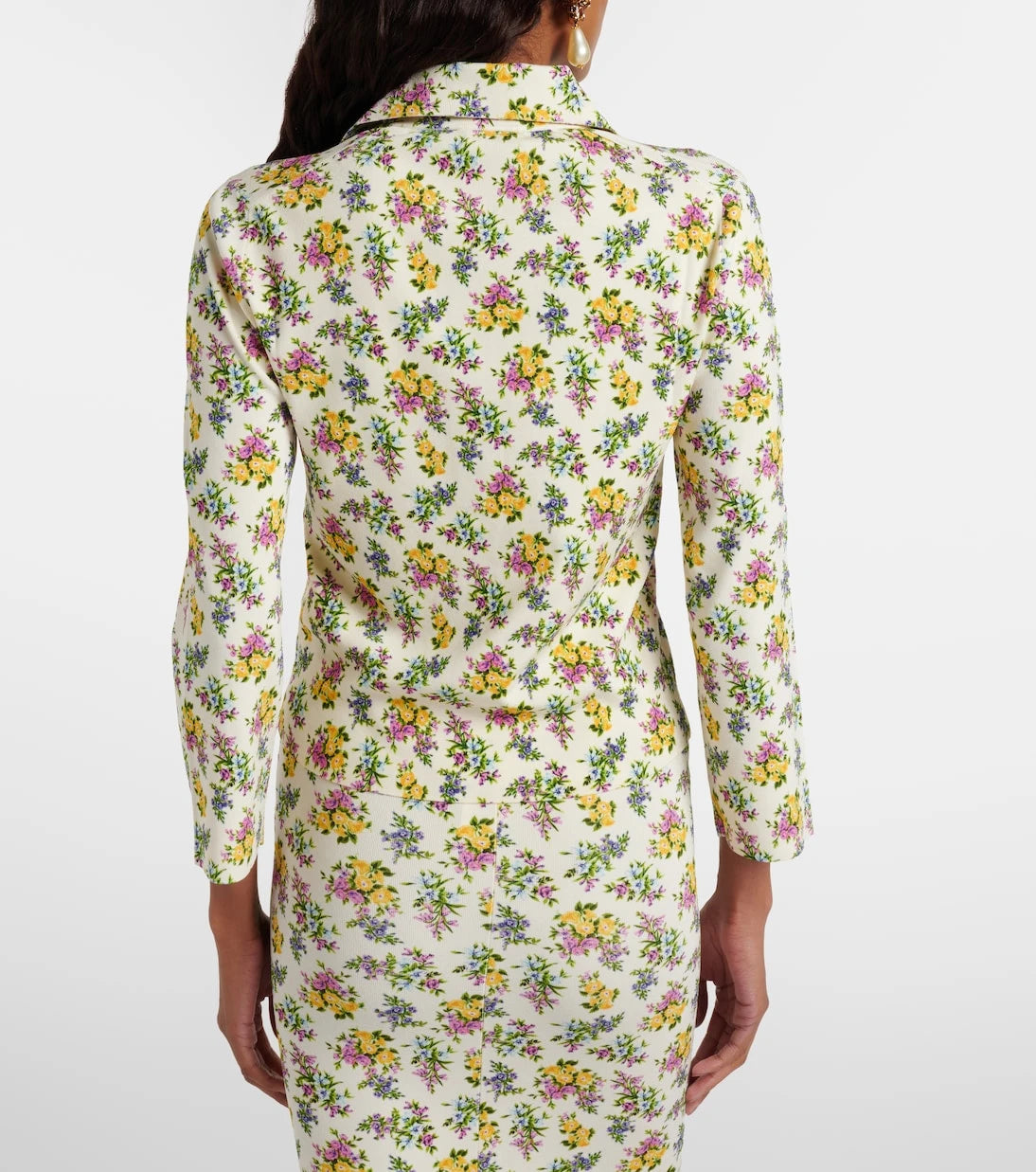 Dolce&Gabbana - Floral polo shirt