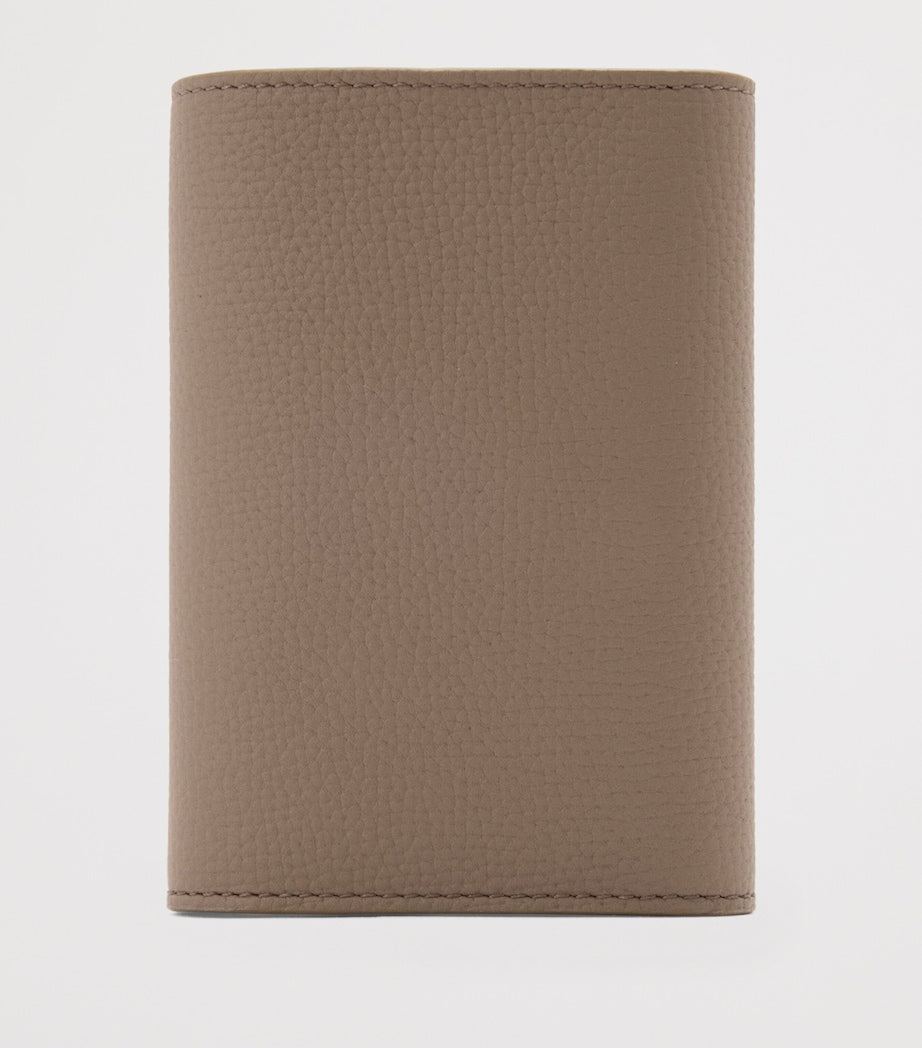 LOEWE Brown Small Leather Anagram Wallet