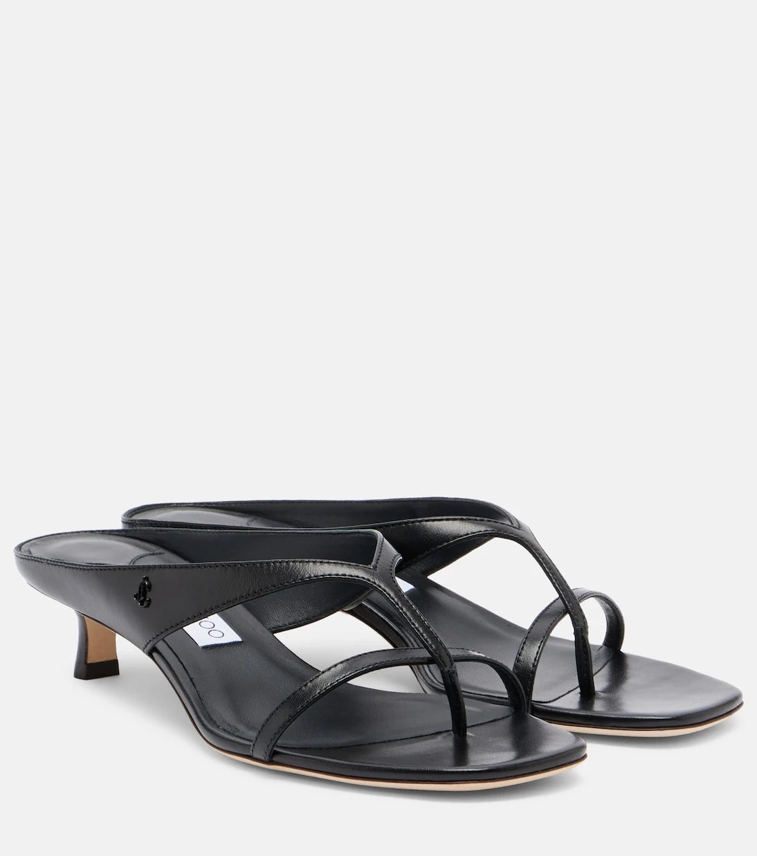 Jimmy Choo - Emery leather thong sandals
