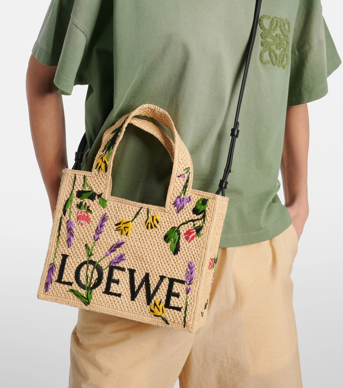 Loewe - Paula's Ibiza Loewe Font Small tote bag