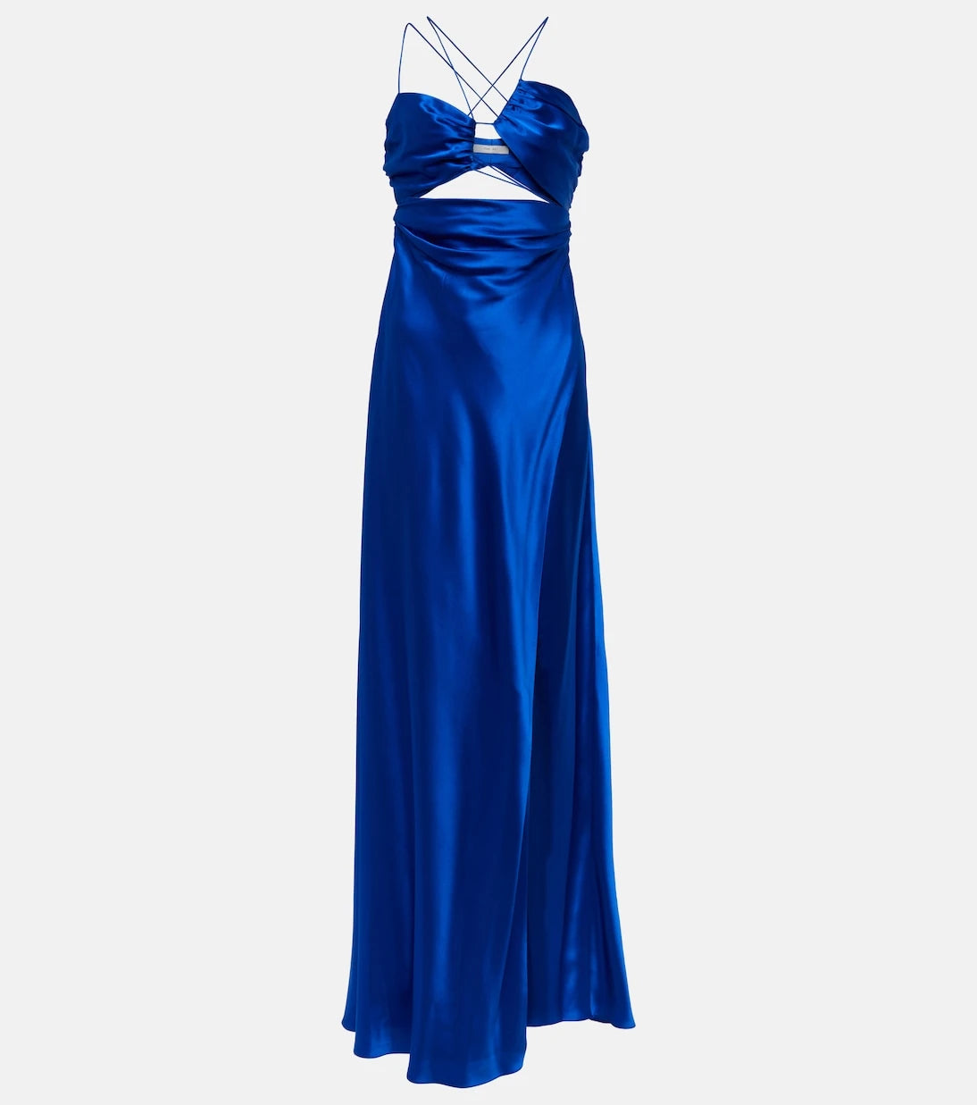 The Sei - Asymmetrical cutout silk gown