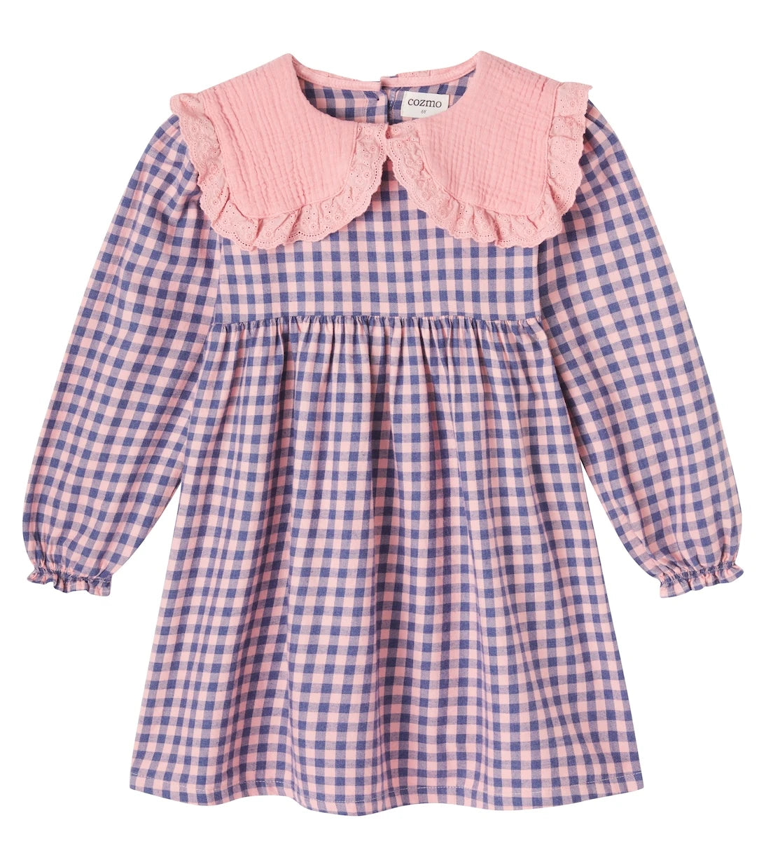 Cozmo - Viana gingham cotton flannel dress