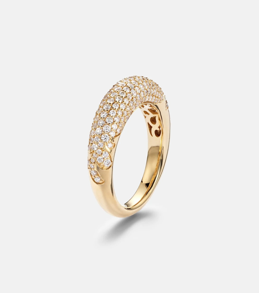 Engelbert - New York 66 Medium 18kt gold ring with diamonds