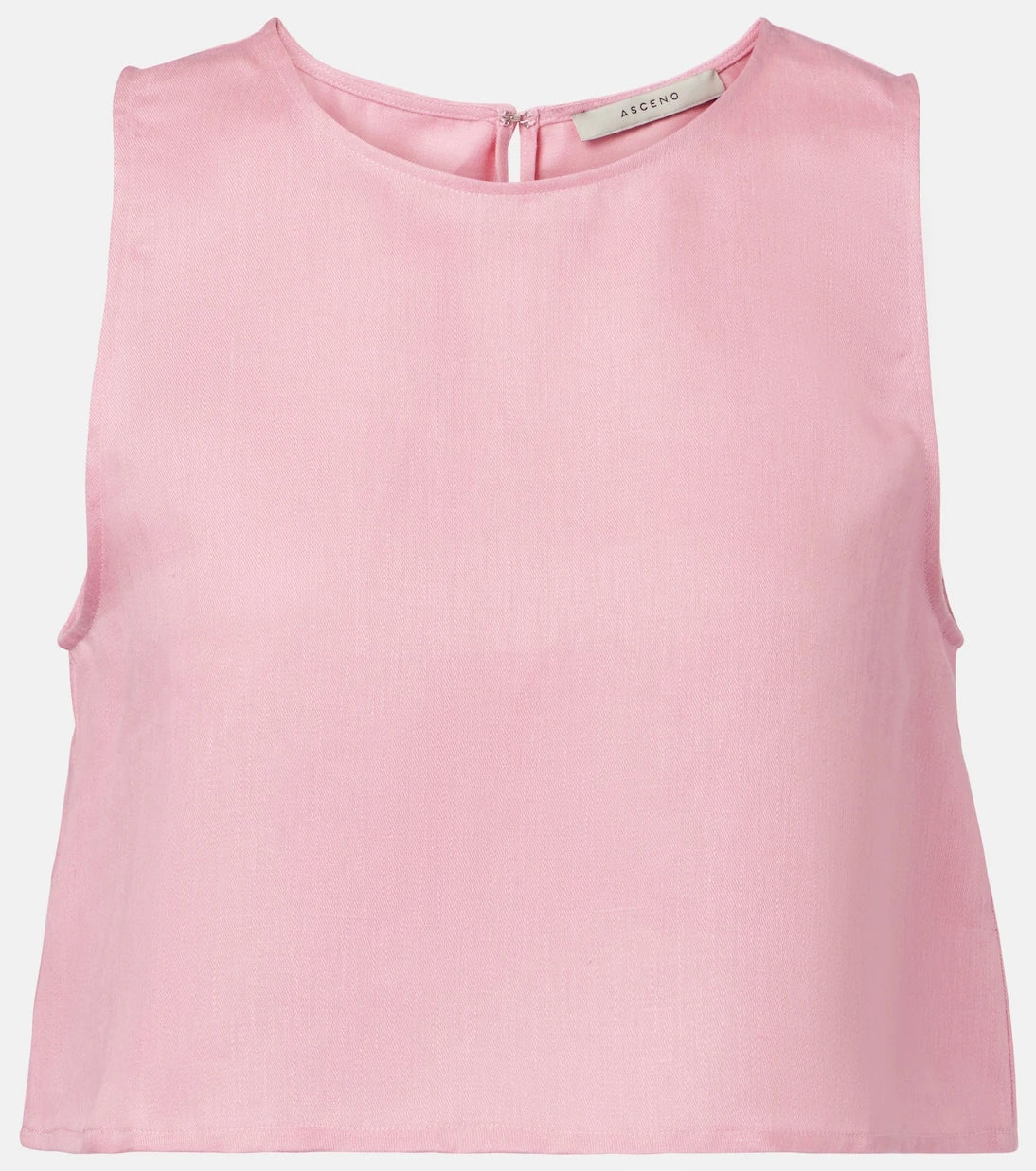 Asceno - Kobe linen crop top