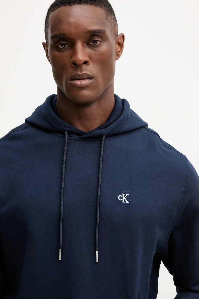 Calvin Klein Jeans erkek pamuklu kapüşonlu sweatshirt