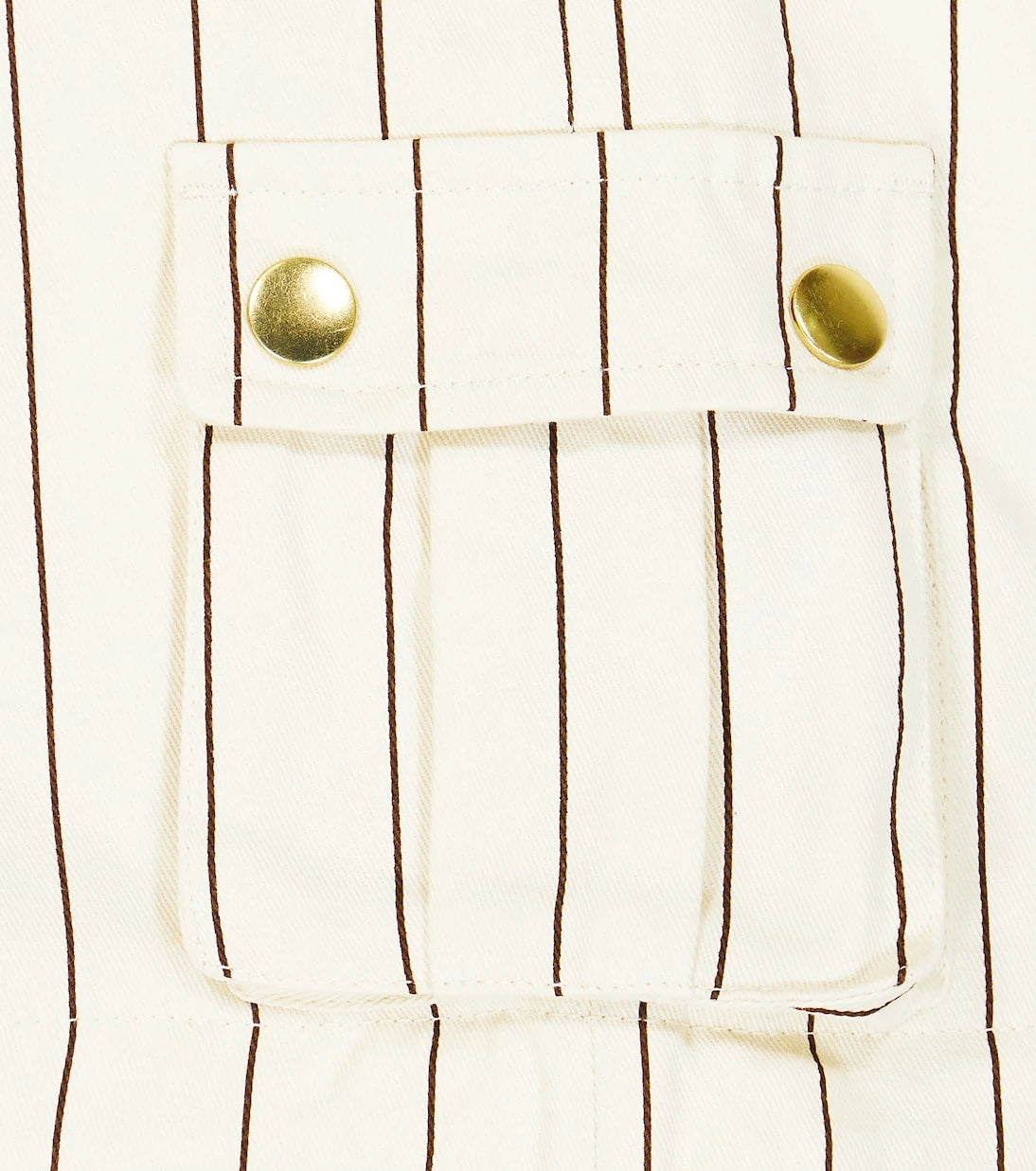 Mini Rodini - Striped cotton cargo pants