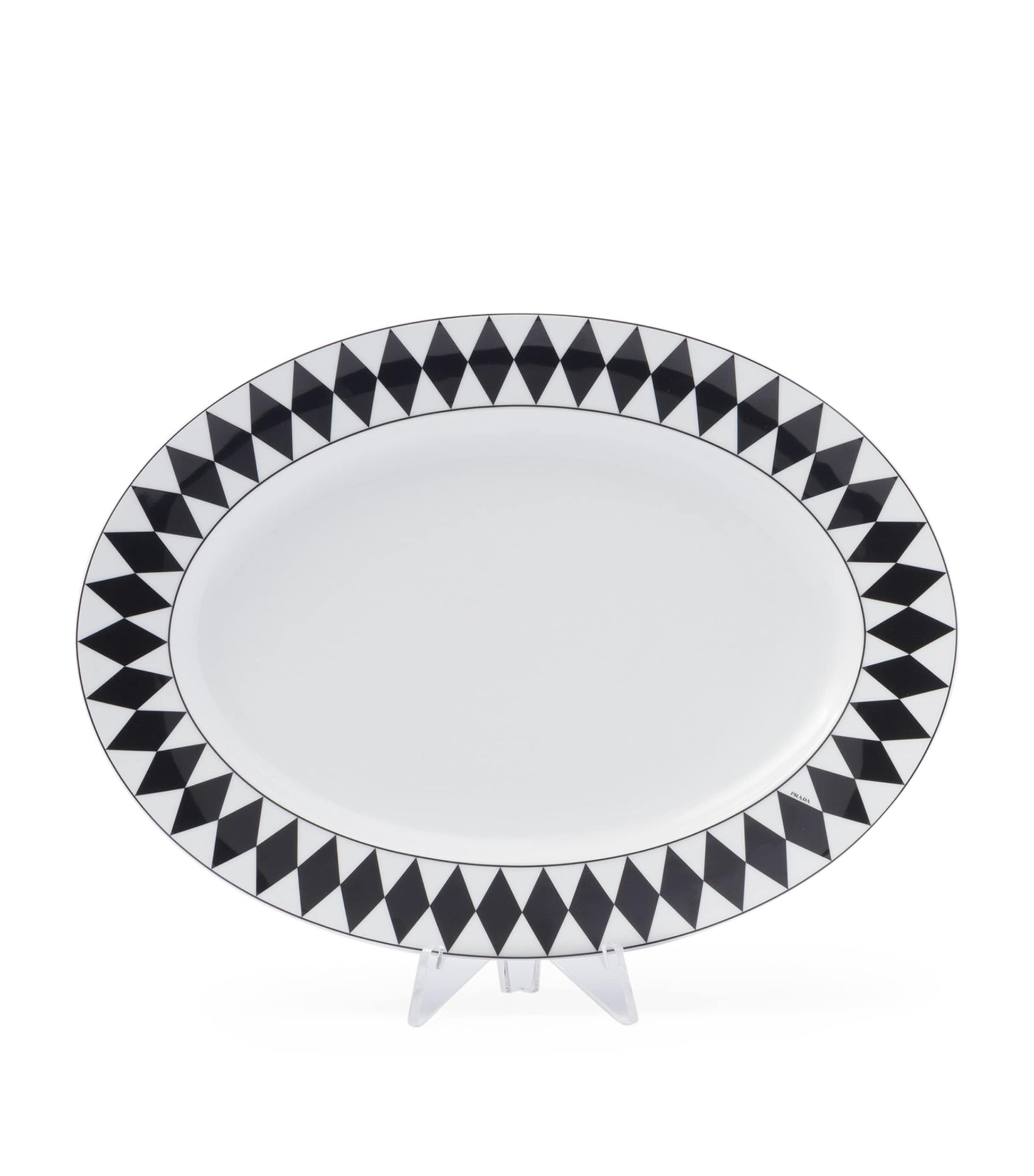 Prada Chequerboard Serving Plate (40cm)