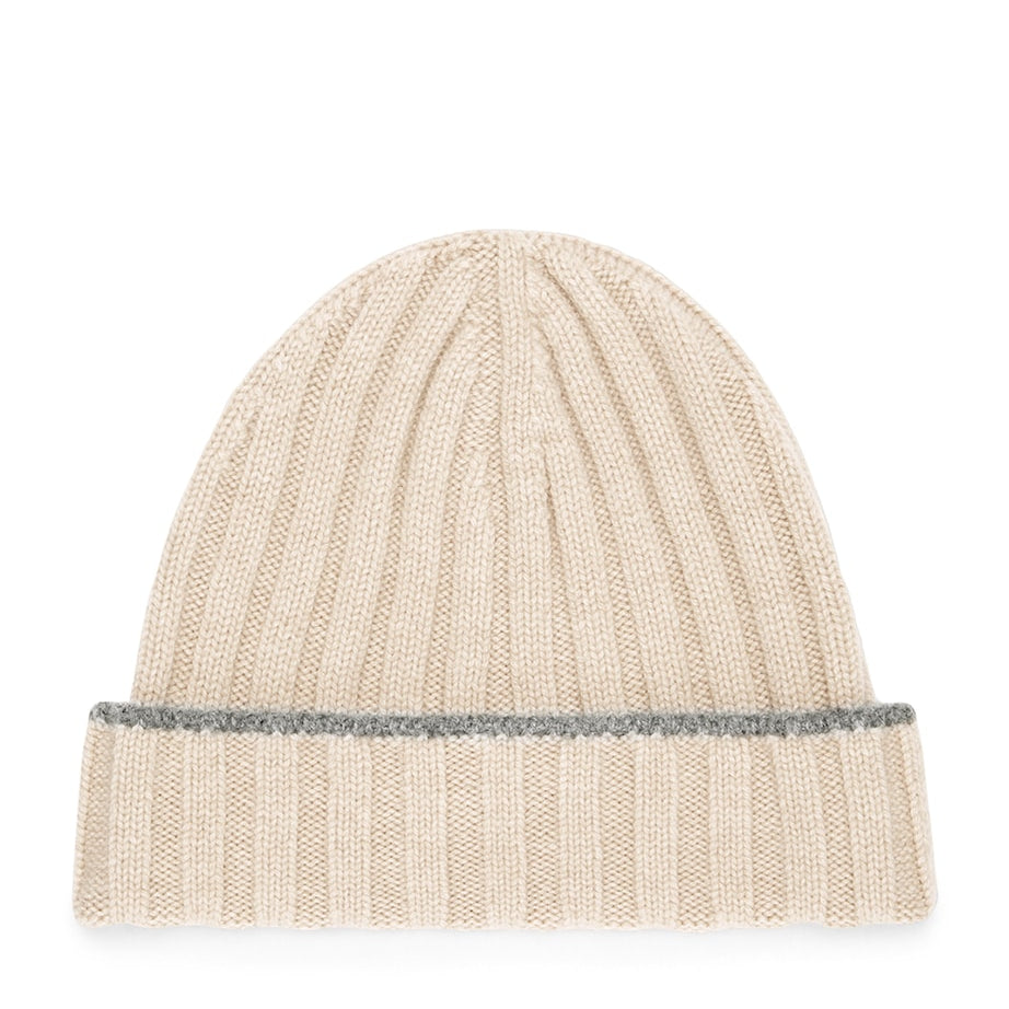 Brunello Cucinelli Cashmere Ribbed Beanie