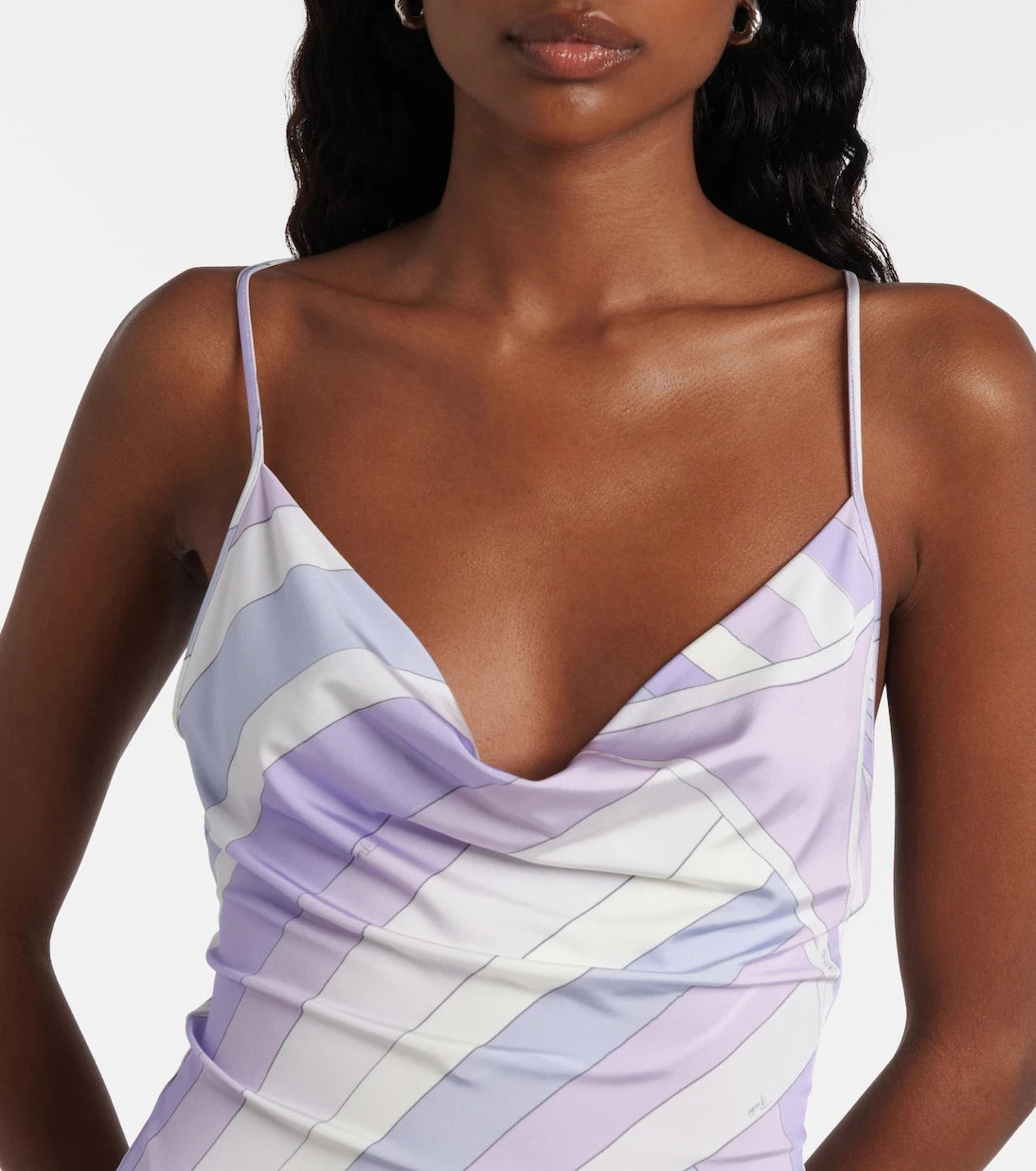 Pucci - Iride satin jersey minidress