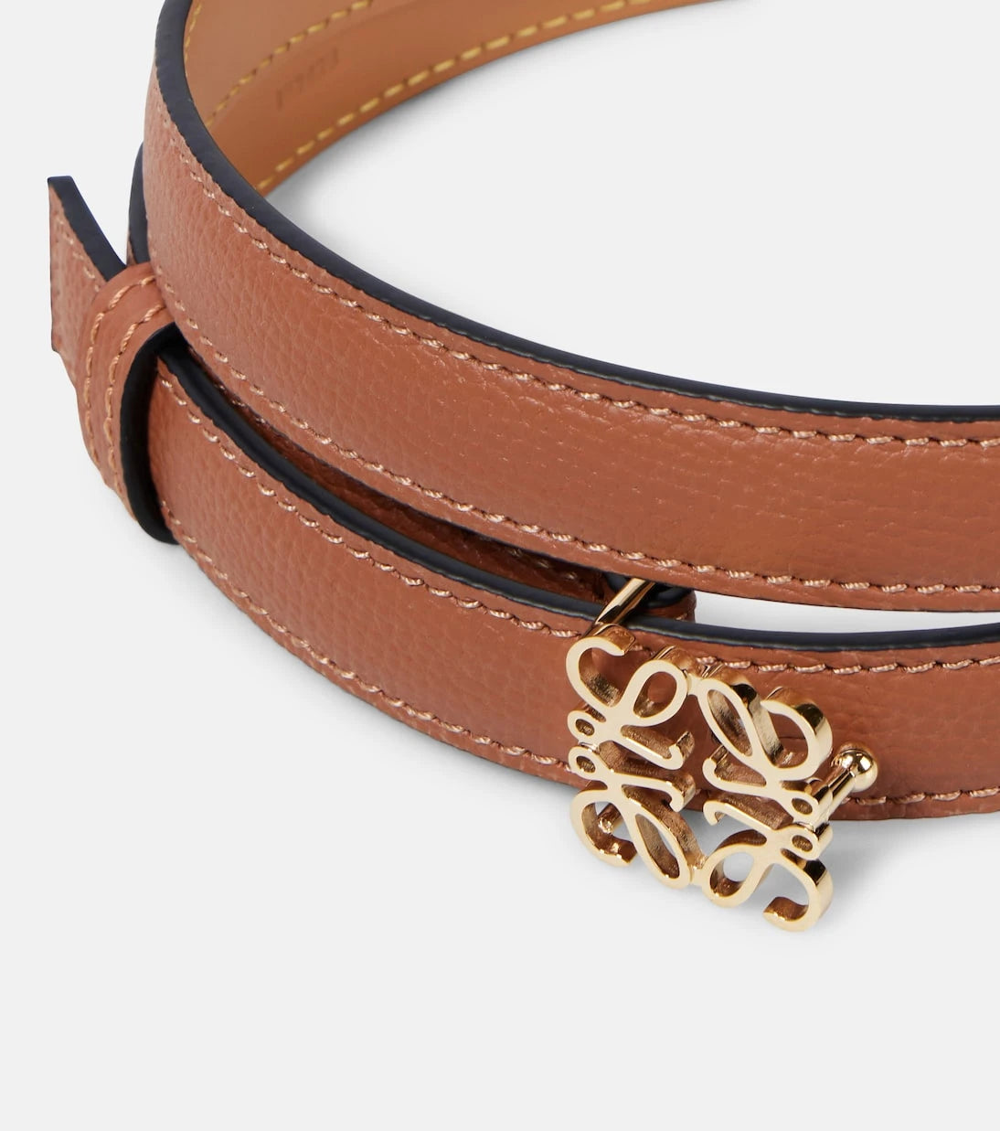 Loewe - Anagram leather belt