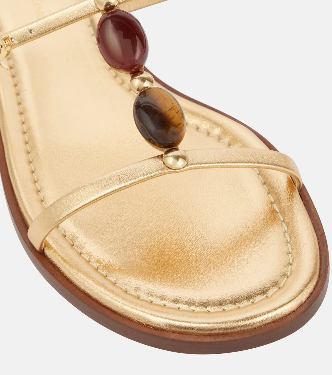Gianvito Rossi - Shanti embellished leather sandals
