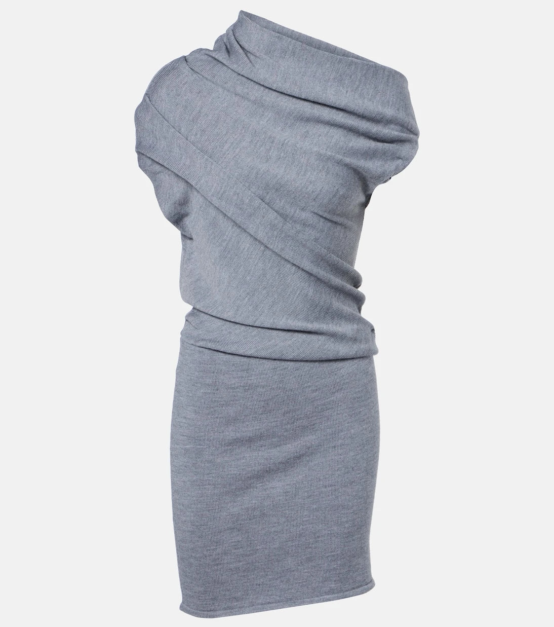 Staud - Mabel one-shoulder wool minidress