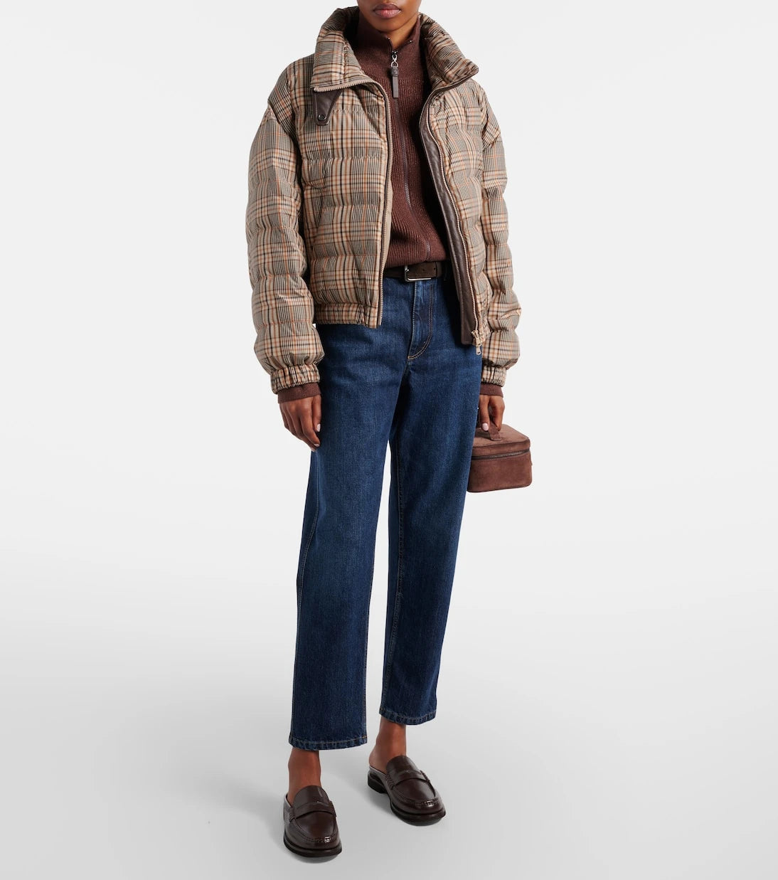 Brunello Cucinelli - Cropped straight jeans