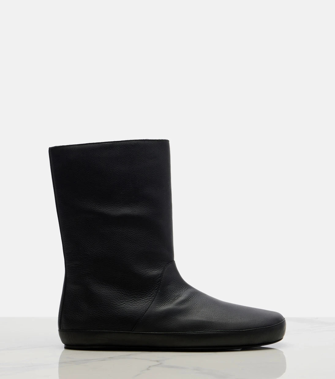 The Row - Toni shearling-lined leather ankle boots
