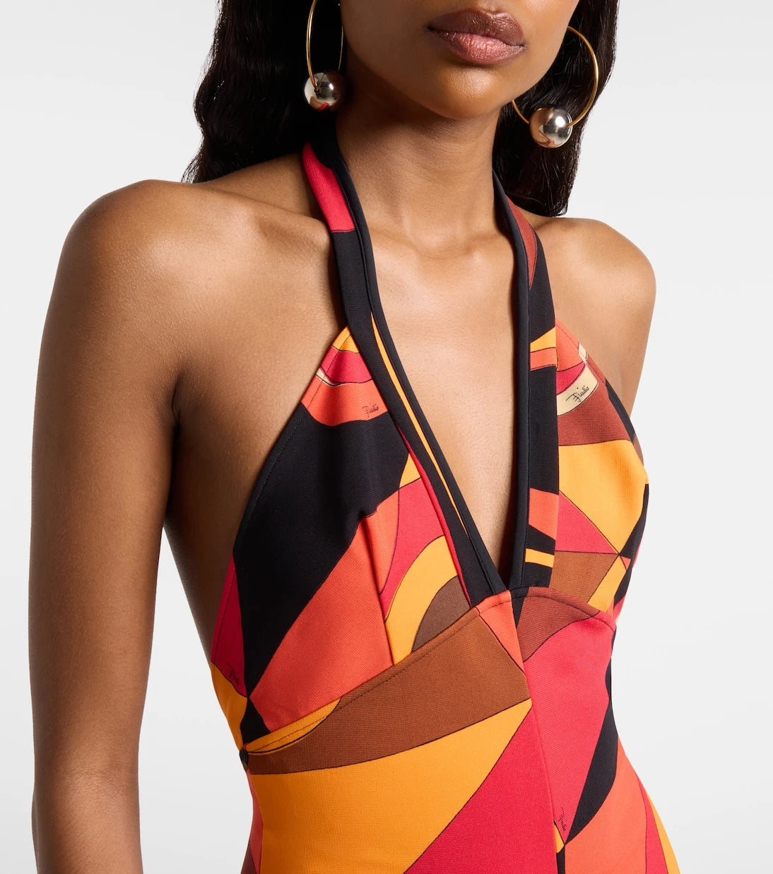 Pucci - Occhi halterneck jersey romper