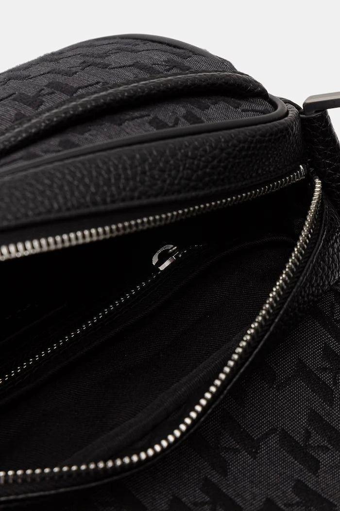 Karl Lagerfeld erkek omuz çantası, suni deriden, K/MONOGRAM