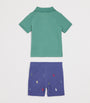Ralph Lauren Kids Cotton Polo Shirt and Shorts Set (3-12 Months)