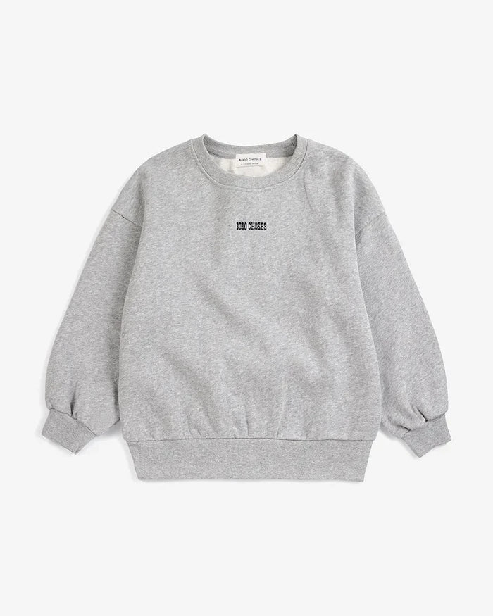 Bobo Choses Çocuklar için Pamuk Mush Monster Oversize Sweatshirt