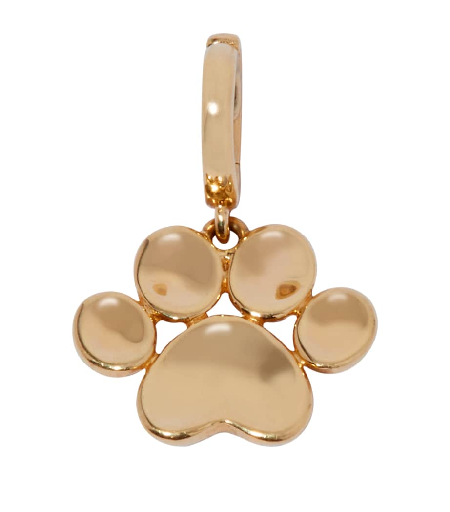 Annoushka Yellow Gold Paw Print Charm