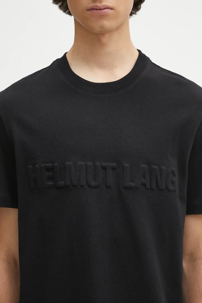 Helmut Lang EMBOSSED.TEE.ROUNDED Pamuk Tişört