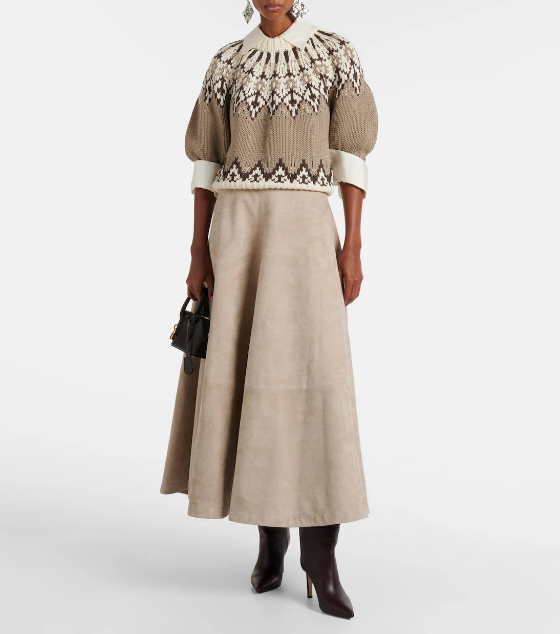 Altuzarra - Varda suede maxi skirt