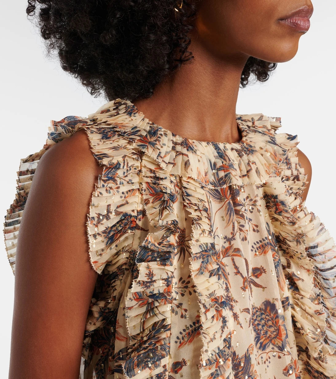Ulla Johnson - Sabra printed silk-blend chiffon top