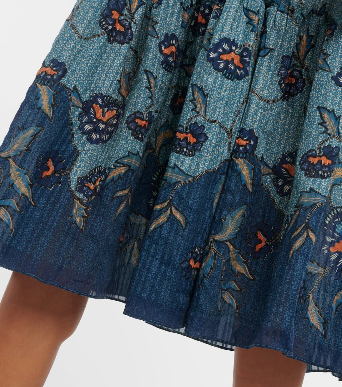 Ulla Johnson - Eloisa puff-sleeve cotton-blend midi dress