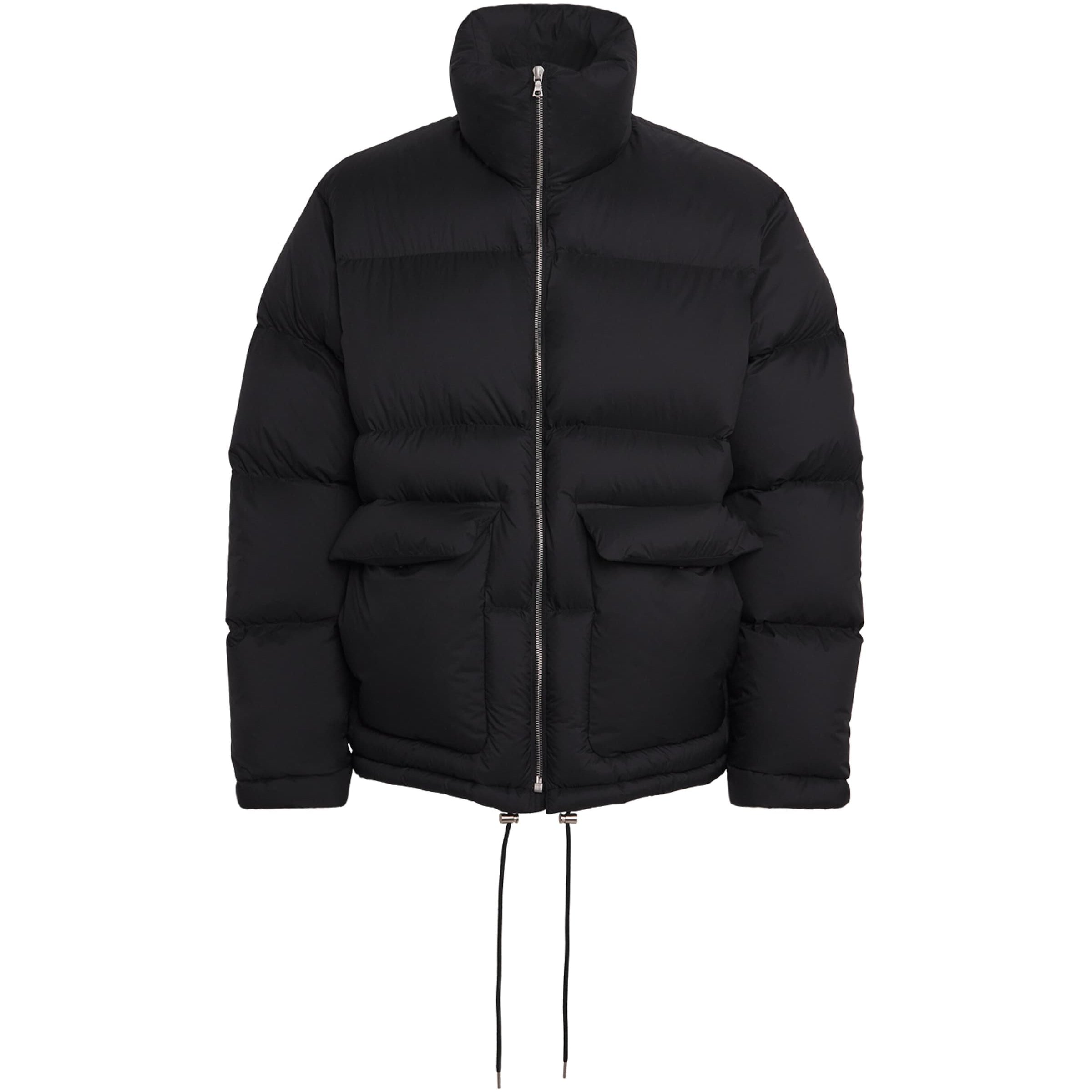 Black Down Ripstop Puffer Jacket