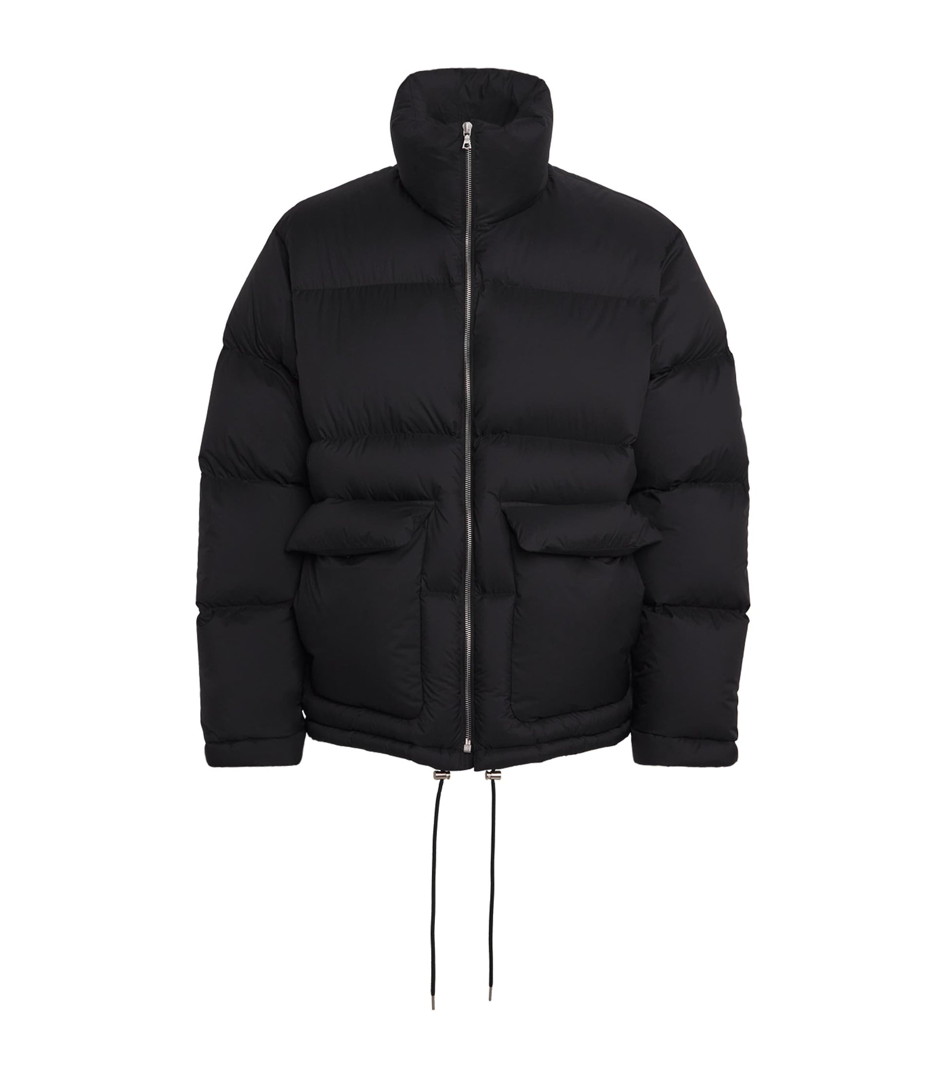 Black Down Ripstop Puffer Jacket