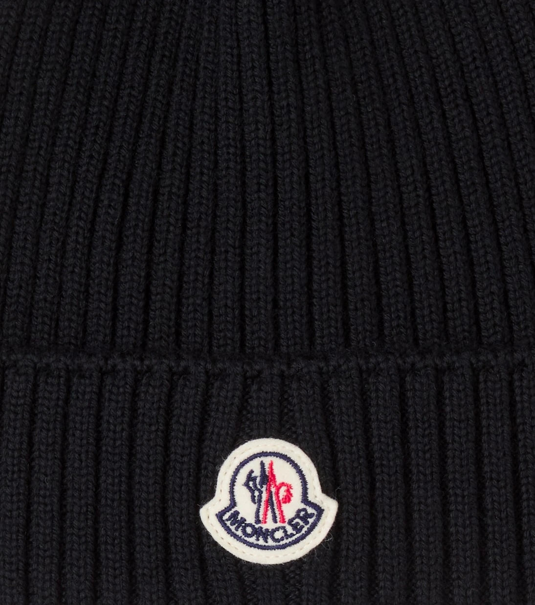Moncler Enfant - Logo ribbed-knit wool beanie