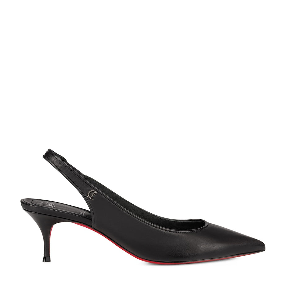 Christian Louboutin Sporty Kate Leather Slingback Pumps 55